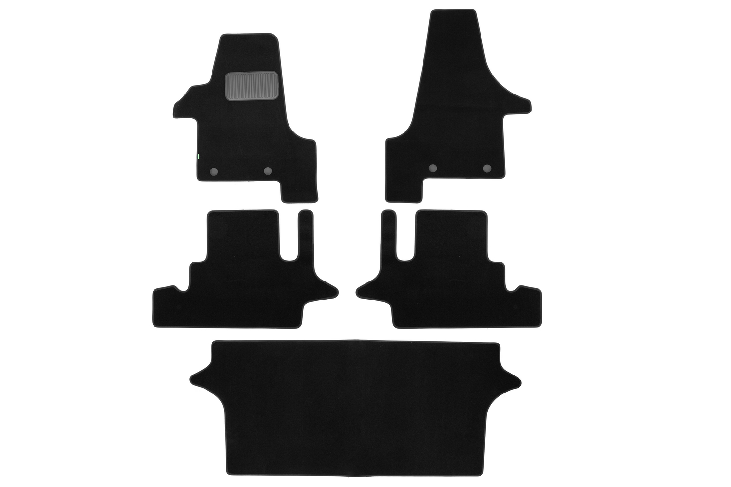 Коврики в салон Klever Standard VOLKSWAGEN Multivan Highline АКПП 2003-2009, 2009-2015, мв., 5 шт. (текстиль) / Фольксваген Мультивен