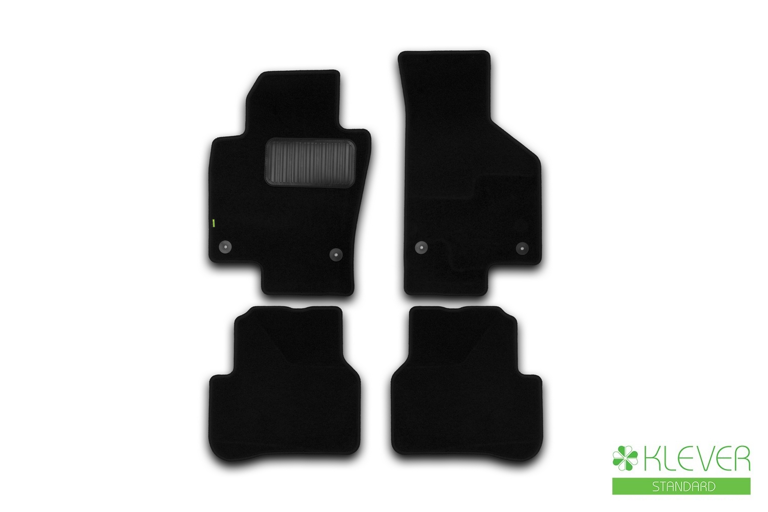 Коврики в салон Klever Standard VOLKSWAGEN Passat B7 2011-2015, сед., 4 шт. (текстиль) / Фольксваген Пассат
