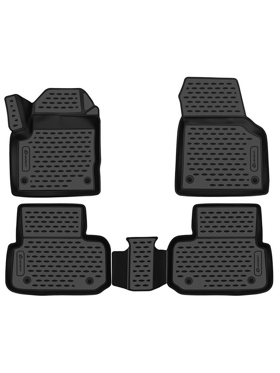 Коврики 3D в салон LAND ROVER Discovery Sport, 2014-, 4 шт. (полиуретан) / Ленд Ровер Дискавери