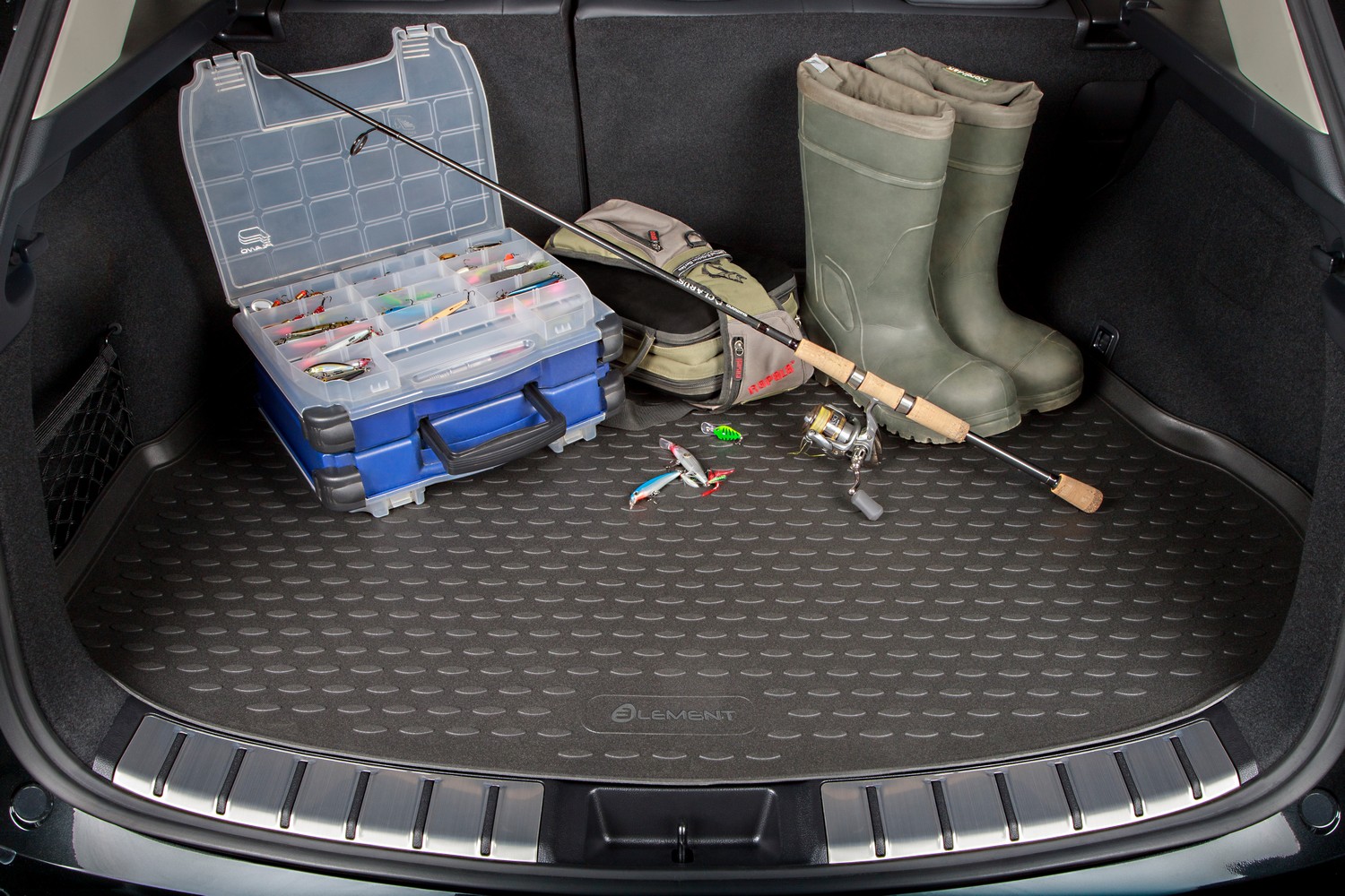 Коврик в багажник подходит для HYUNDAI Sonata 2019- седан 1шт. (полиуретан) / Хендай Соната