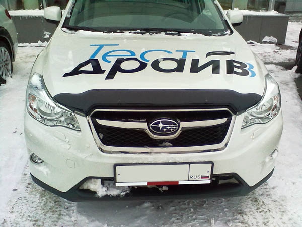 Дефлектор капота темный SUBARU IMPREZA 2011-/SUBARU XV 2012-2017, NLD.SSUIMP1112 / Субару Импреза