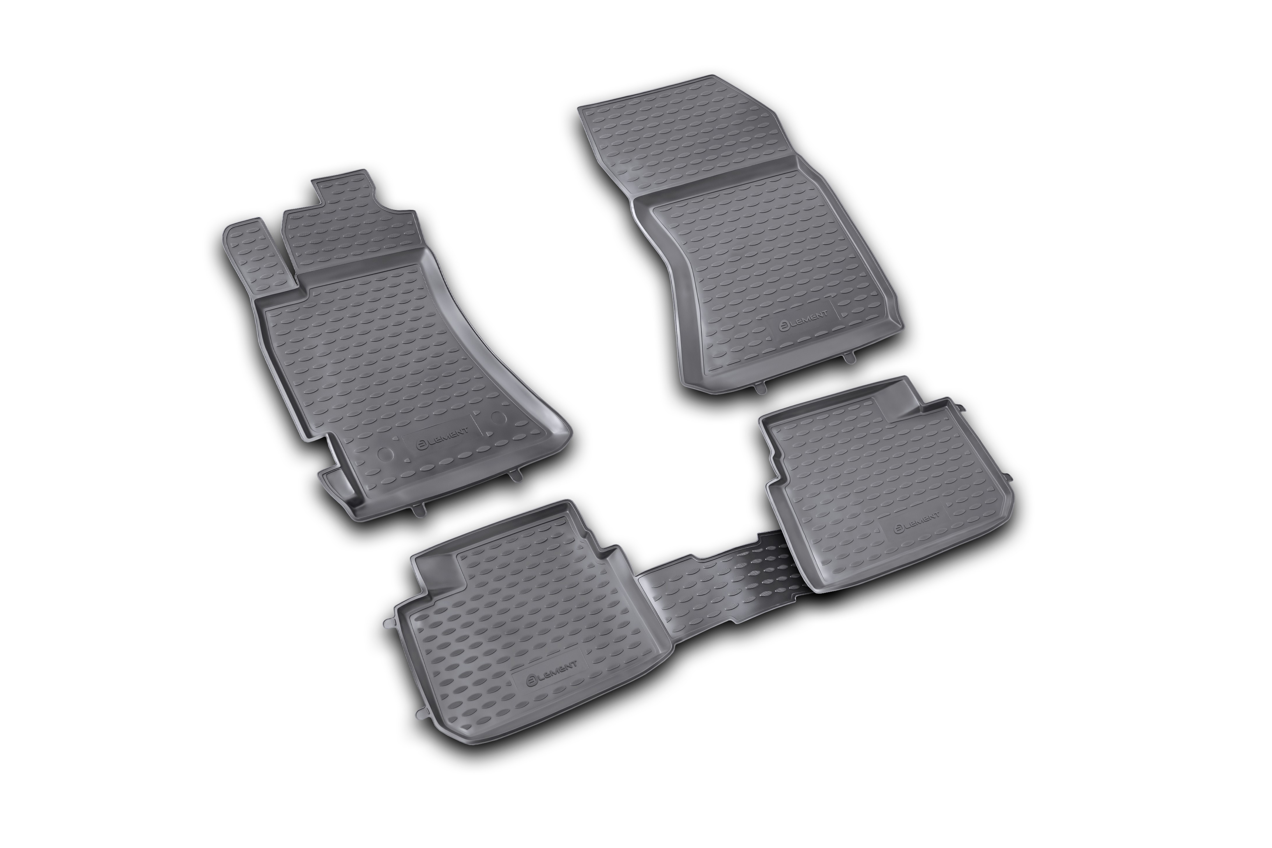 Коврики в салон SUBARU Forester, 2008-2013, 4 шт. (полиуретан) / Субару Форестер
