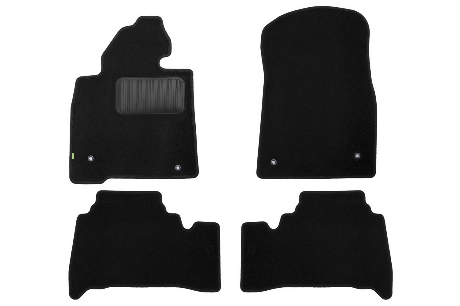 Коврики в салон Klever Standard TOYOTA Land Cruiser 200 2007-2012, 2012-2015, 2015-2021, внед., 4 шт. (текстиль) / Тойота Ленд крузер
