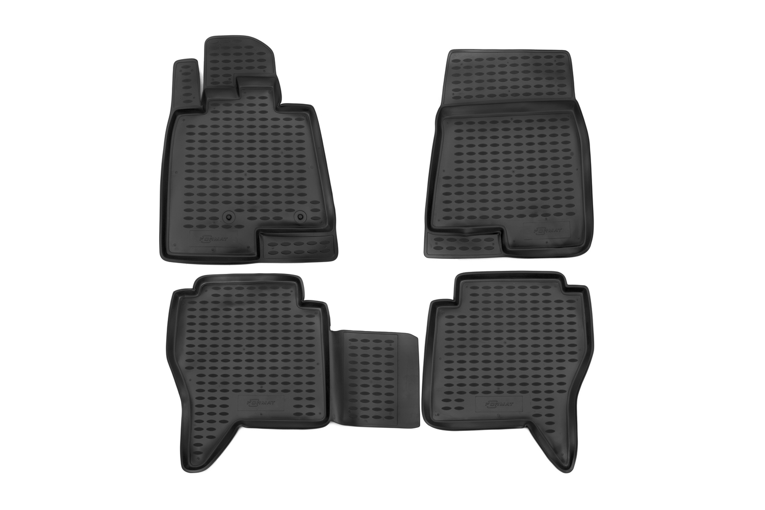 Коврики в салон MITSUBISHI Pajero IV(V80), 2006-, 4 шт. (Повышенная устойчивость, повышенная износостойкость) / Митсубиси Паджеро