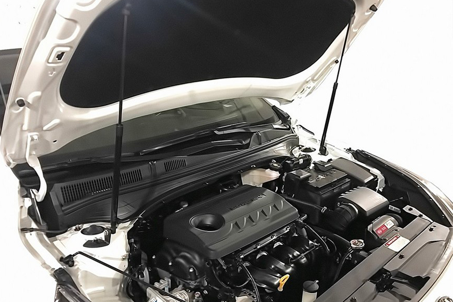 Упоры капота для KIA Cerato (BD), 2018-2021, IV Рест 2021-, к-т 2 шт / Киа Серато