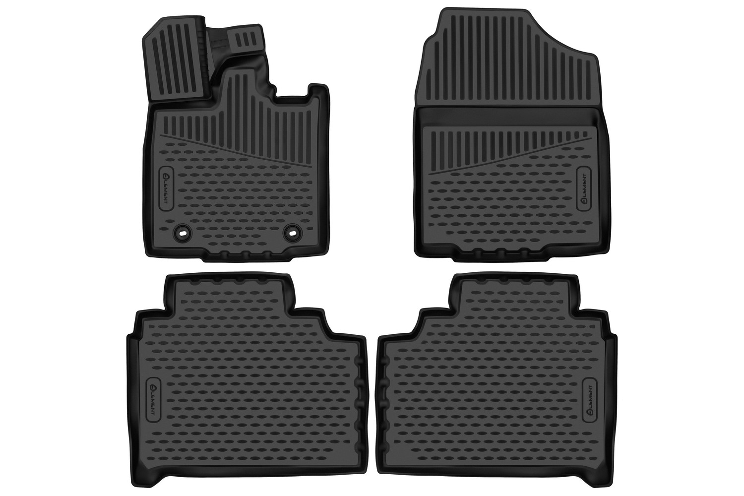 Коврики 3D в салон для HONDA U-RV 2023-, 4шт. (полиуретан) / Хонда УРВ