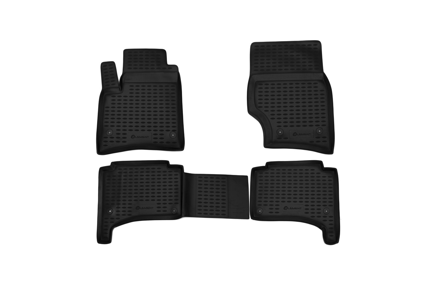 Коврики в салон VW Touareg I 10/2002-2010, 4 шт. (полиуретан) / Фольксваген Туарег