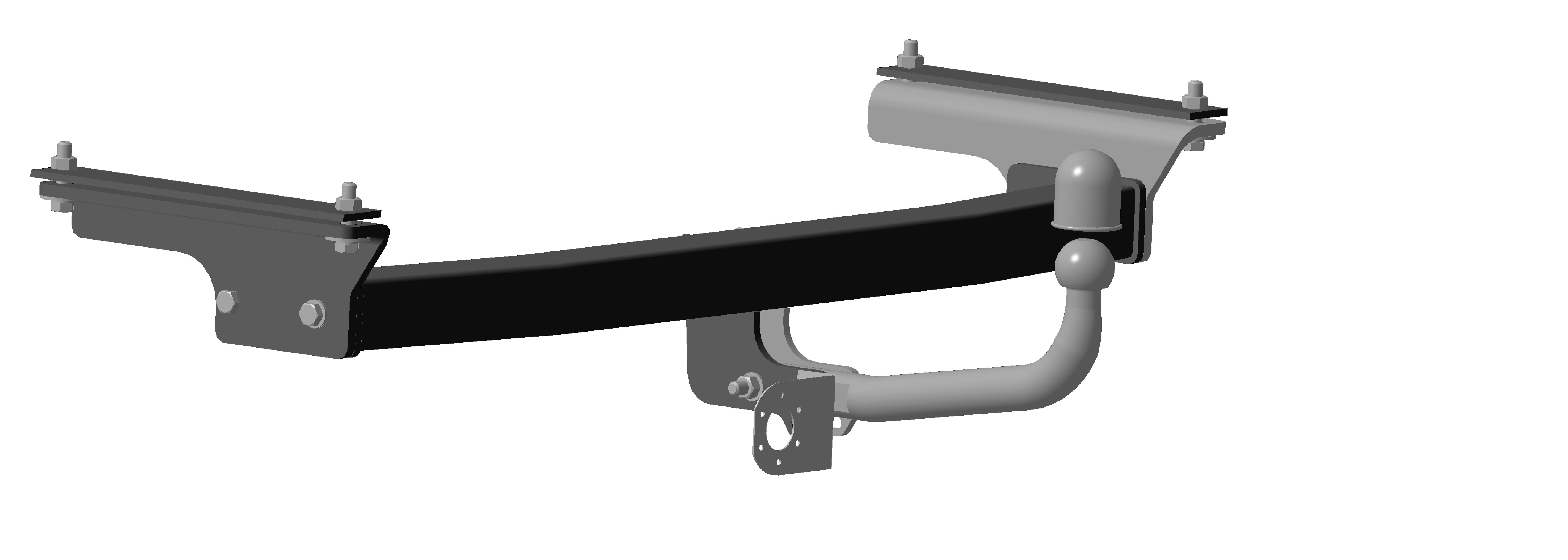 Фаркоп (ТСУ) на а/м VOLKSWAGEN Teramont SUV 2017- без электрики / Фольксваген Терамонт