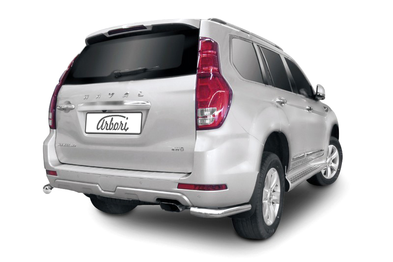 Защита задняя уголки Arbori d76 HAVAL H9 2015-2017 / Хавал Н9