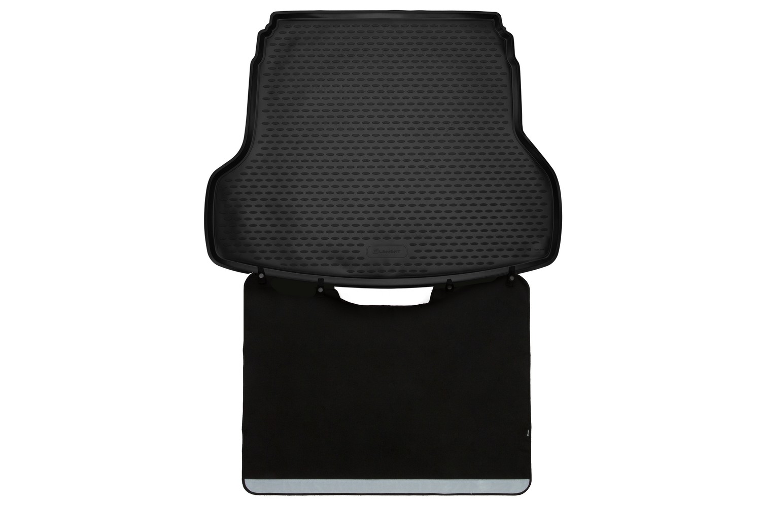 Коврик в багажник с функцией защиты бампера Standard подходит для KIA Cerato, 2018-, 1 шт. (полиуретан) / Киа Серато