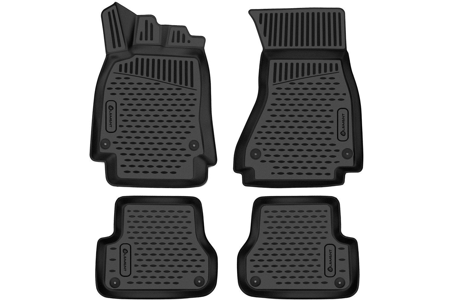 Коврики 3D в салон AUDI A6, 2012-, седан/без перч. ящика, 4 шт. (полиуретан) / Ауди А6