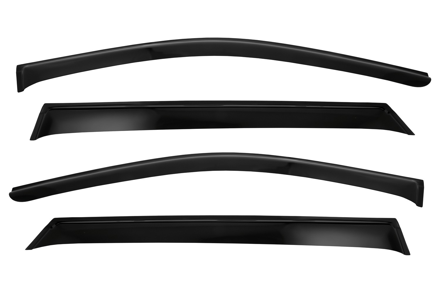 Дефлектор окон (НАКЛАДНОЙ скотч 3М), 4 шт., для OMODA C5, 2022- , 2024- , кроссовер / Омода Ц5