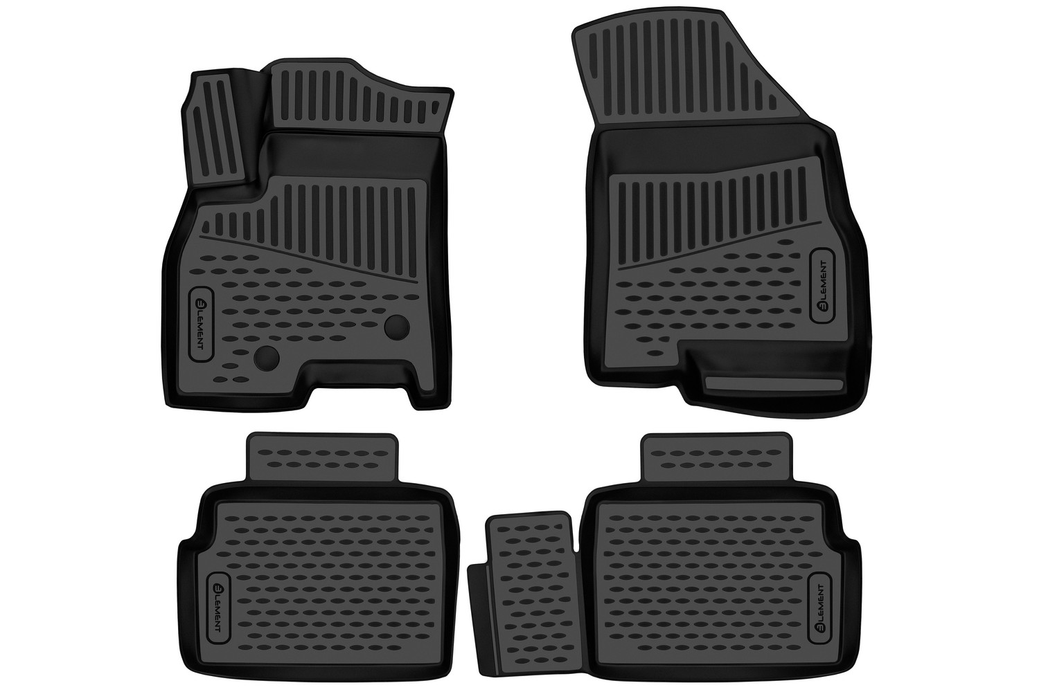Коврики 3D в салон для CHERY Tiggo 7 Pro/ 7 PRO MAX (Elite, Luxury), 2020-н.в./TIGGO 7L /TENET T7 (32T) 2025-н.в.н.в. кросс, 4шт. (полиуретан) / Черри