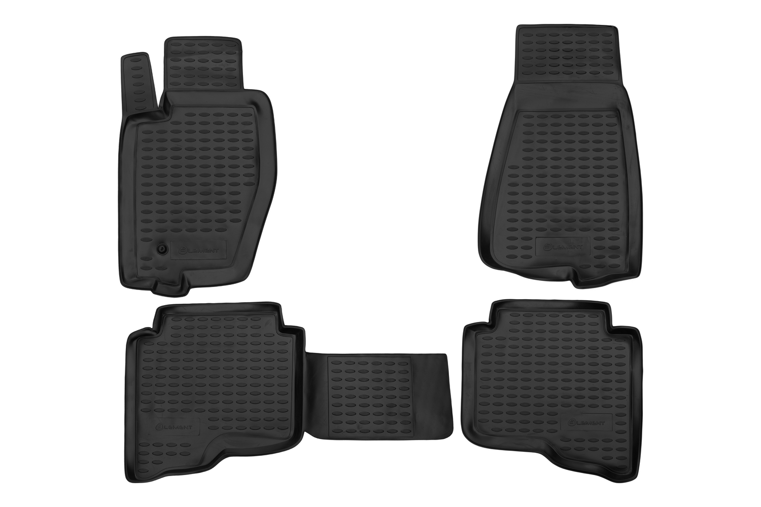Коврики в салон для JEEP Grand Cherokee 2004-2010, 4 шт. (полиуретан) / Джип Гранд Чероки