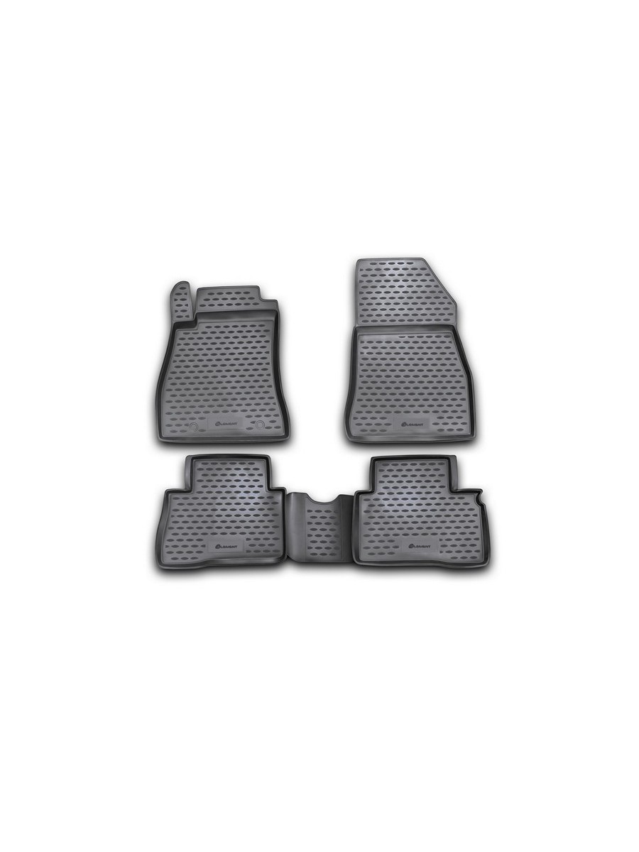 Коврики в салон NISSAN Juke, 2010-2014, 2014- клипса R/N 4 шт. (полиуретан) / Ниссан Жук