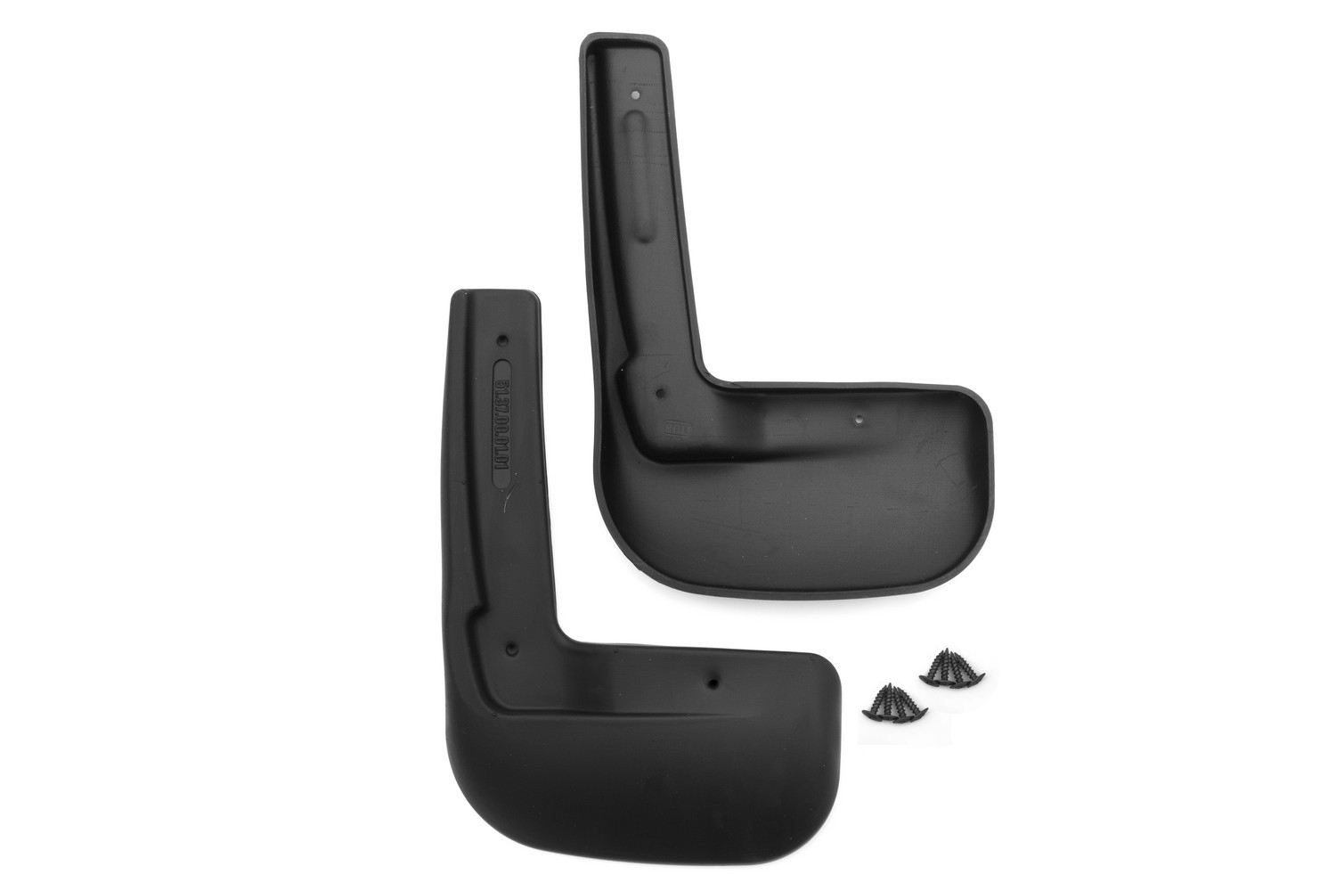 Брызговики передние для VOLKSWAGEN Polo, 2015-2020, сед., 2 шт. (standard) / Фольксваген Поло