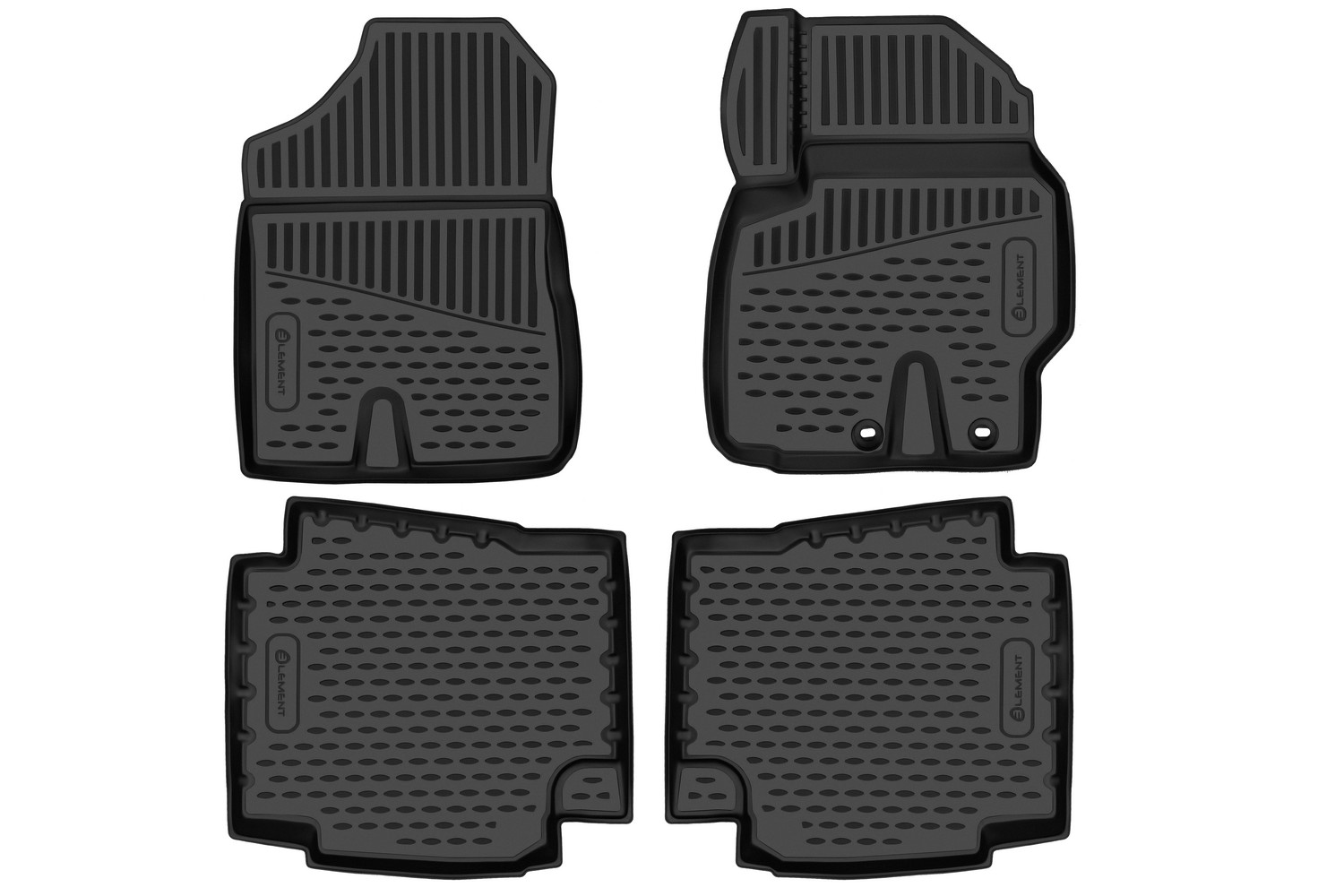 Коврики 3D в салон для TOYOTA Sienta (II) (2WD) 2015-н.в.Компактвэн, правый руль, 4шт. (полиуретан) / Тойота Сиента