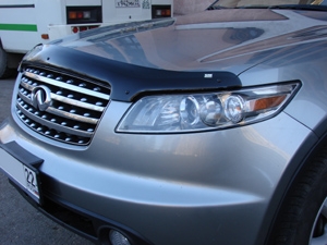 Дефлектор капота темный INFINITI FX35/FX45 2003-2008, / Инфинити ФХ