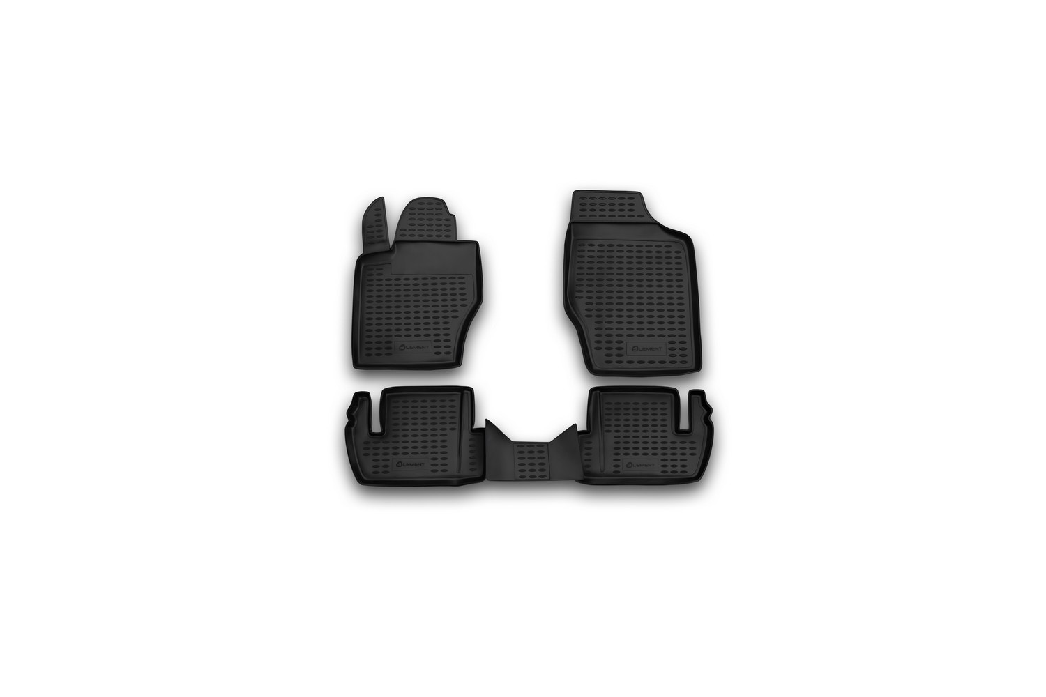 Коврики в салон PEUGEOT 307 2001-2008-, 4 шт. (полиуретан) / Пежо