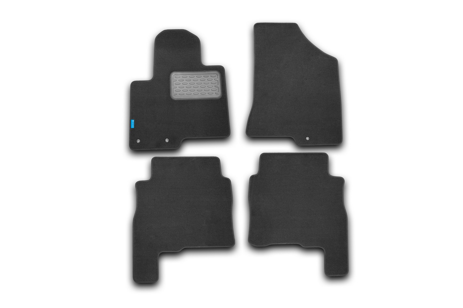 Коврики в салон для HYUNDAI Santa FE 2005-2009, 2009-2012, внед., 4 шт. (текстиль) / Хендай Санта Фе