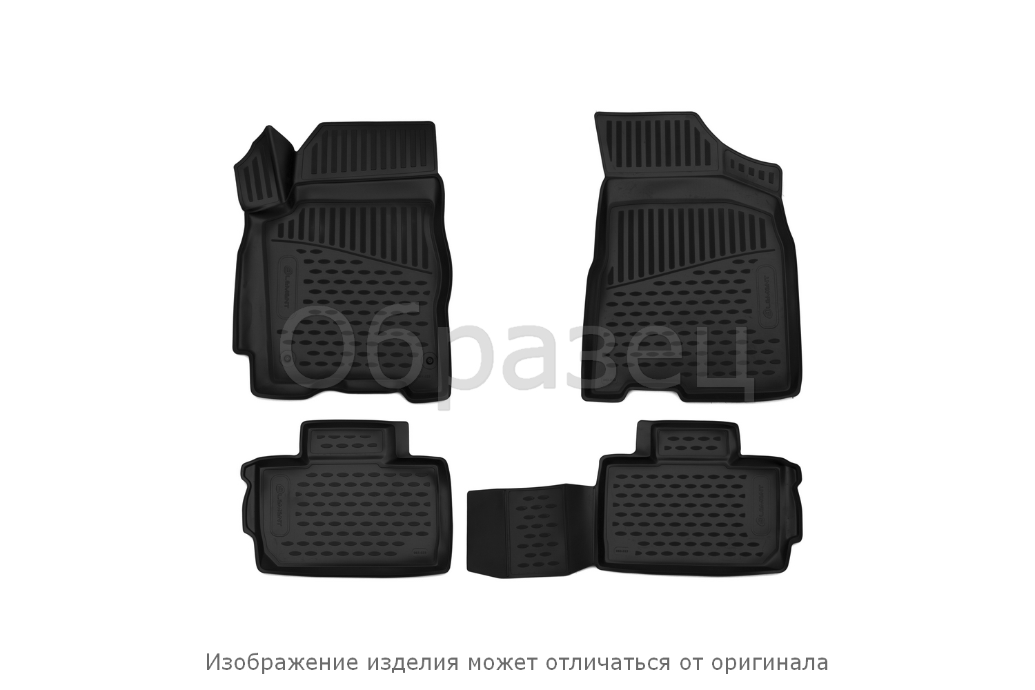 Коврики в салон RENAULT Logan 2004-2009, 2010-, 4 шт. (полиуретан) / Рено Логан