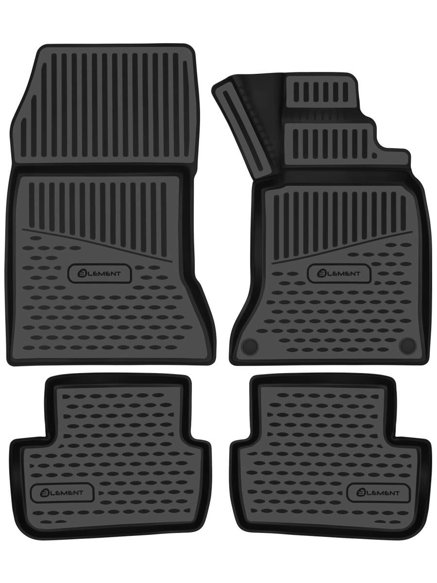 Коврики 3D в салон для MERCEDES-BENZ CLA-klasse (X146) 2014 -правый руль, кросс., Австралия, 4шт. (полиуретан) / Мерседес Бенц CLA класс