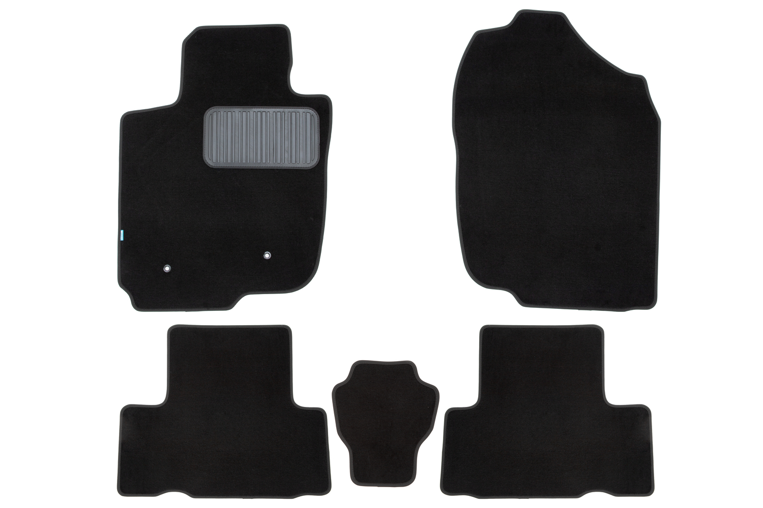 Коврики в салон Klever Premium TOYOTA Rav 4 5D АКПП 2005-2010, ун., 5 шт. (текстиль) / Тойота Рав 4