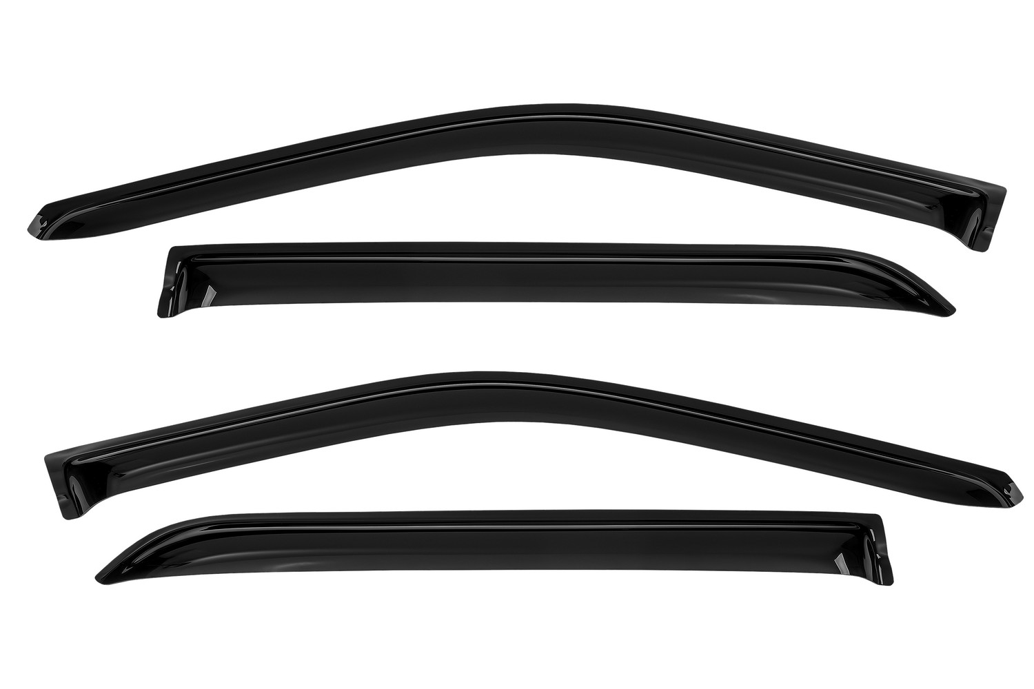 Дефлекторы боковых окон Ford Explorer, 2011-2020, 4ч., темный / Форд Эксплорер