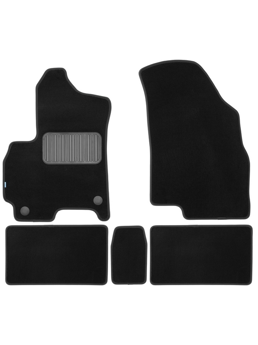 Коврики ворсовые для CHERY Tiggo 4 Pro 2024-н.в. (I Рестайлинг) Внедорожник 5 дв. 5 шт. коврики текстильные в салон Klever Premium / Черри Тигго 4 Про