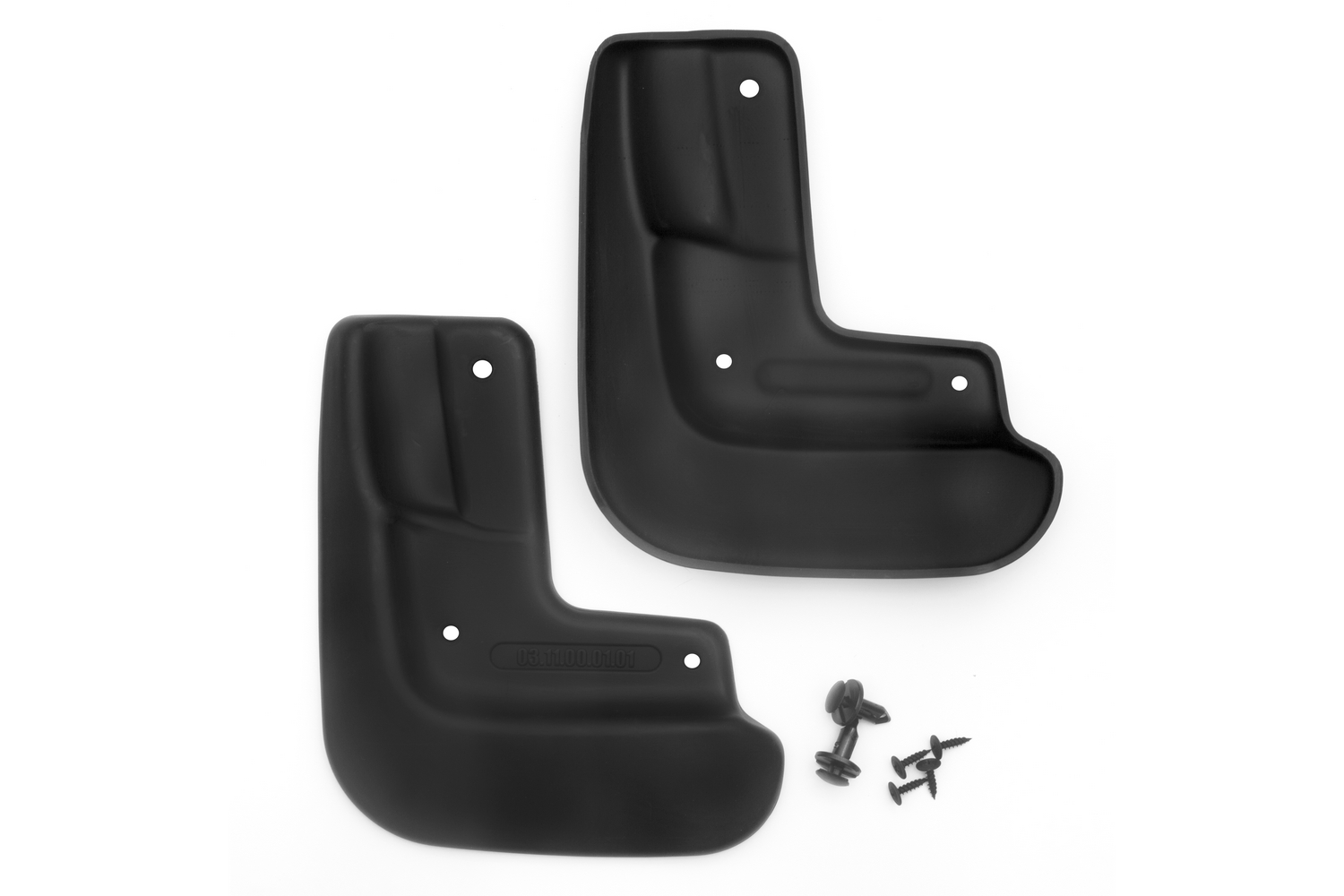 Брызговики передние для MITSUBISHI Outlander 2014 - 2 шт.(optimum) в пакете / Митсубиси Аутлендер