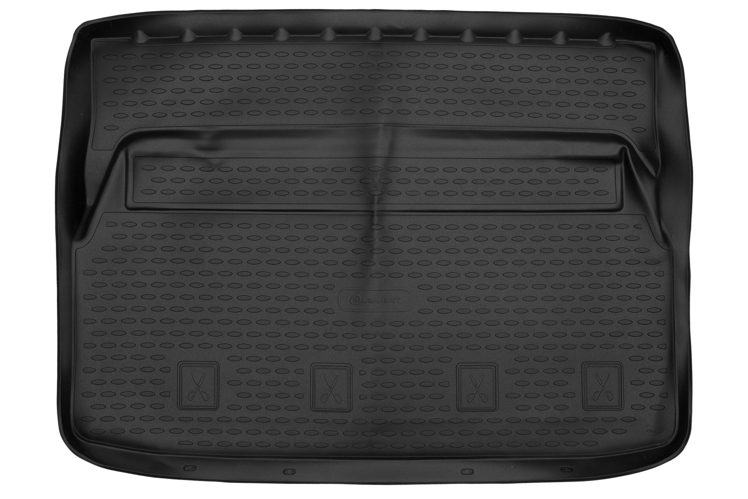 Ковер в багажник KIA Carnival (IV) 2020-, Premium+, со сложенным з-им рядом, кроссвэн, 1 шт. (полиуретан) / Киа Карнивал