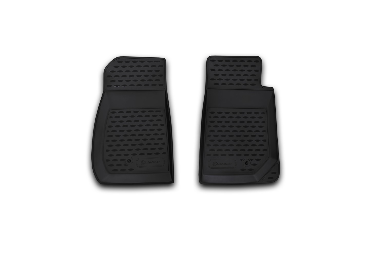 Коврики в салон JEEP Wrangler 2 doors, 2007- 2 шт. передние (полиуретан) / Джип Ранглер