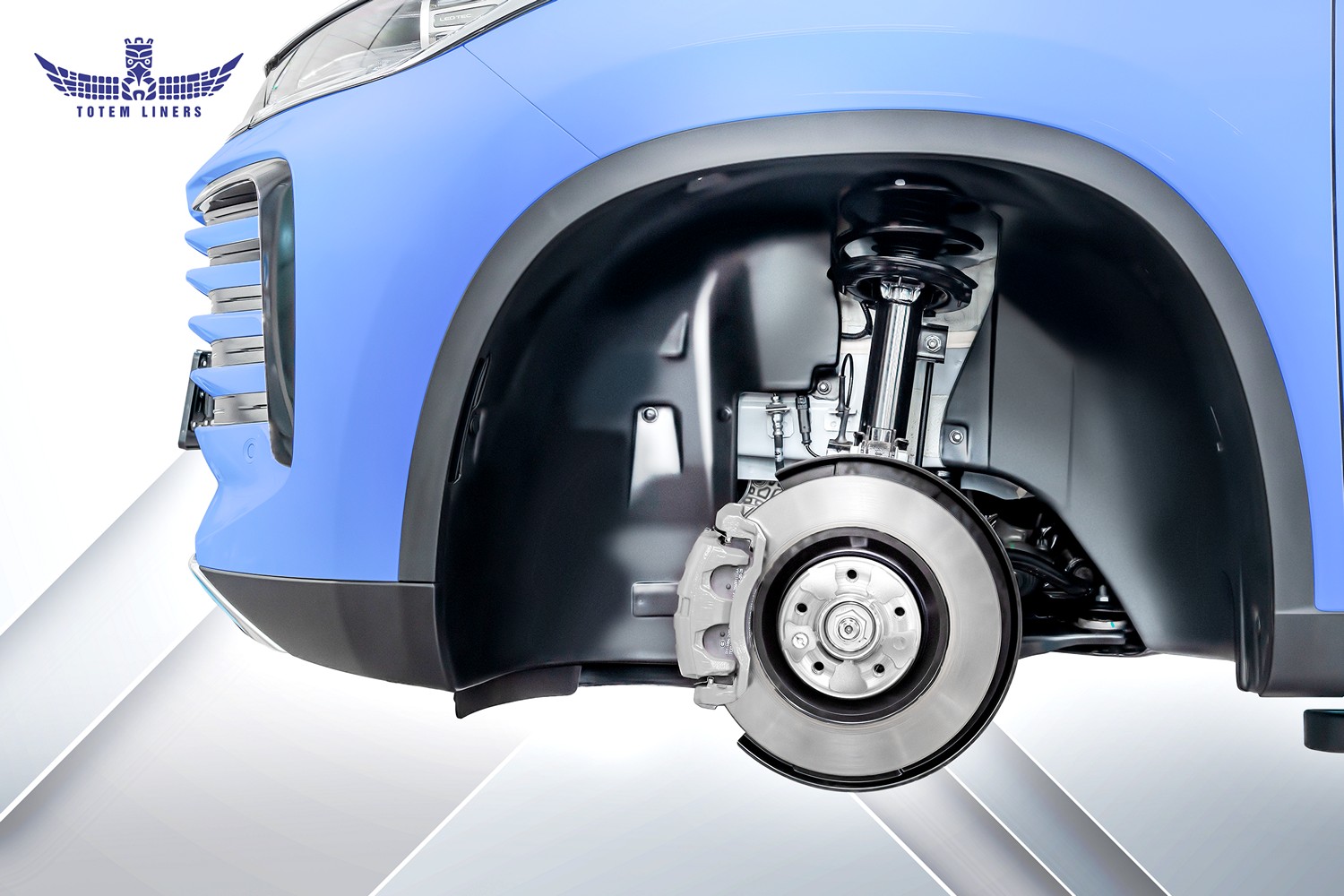 Подкрылок для KIA Stinger 2020-н.в. (I рест.) задний левый (Киа Стингер) Лифтбек RWD - TOTEM