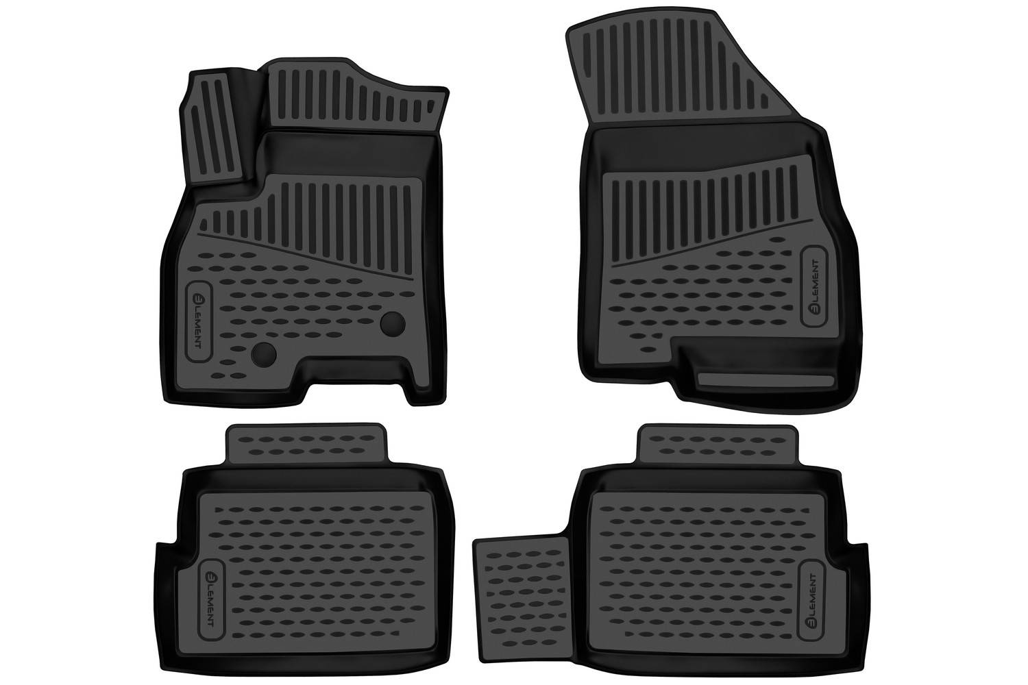 Коврики 3D в салон для CHERY Tiggo 7 Pro/ 7 PRO MAX (Prestige) 2020-н.в./TIGGO 7L /TENET T7 (32T) 2025-н.в.н.в. внед, 4шт. (полиуретан) / Черри Тигго 