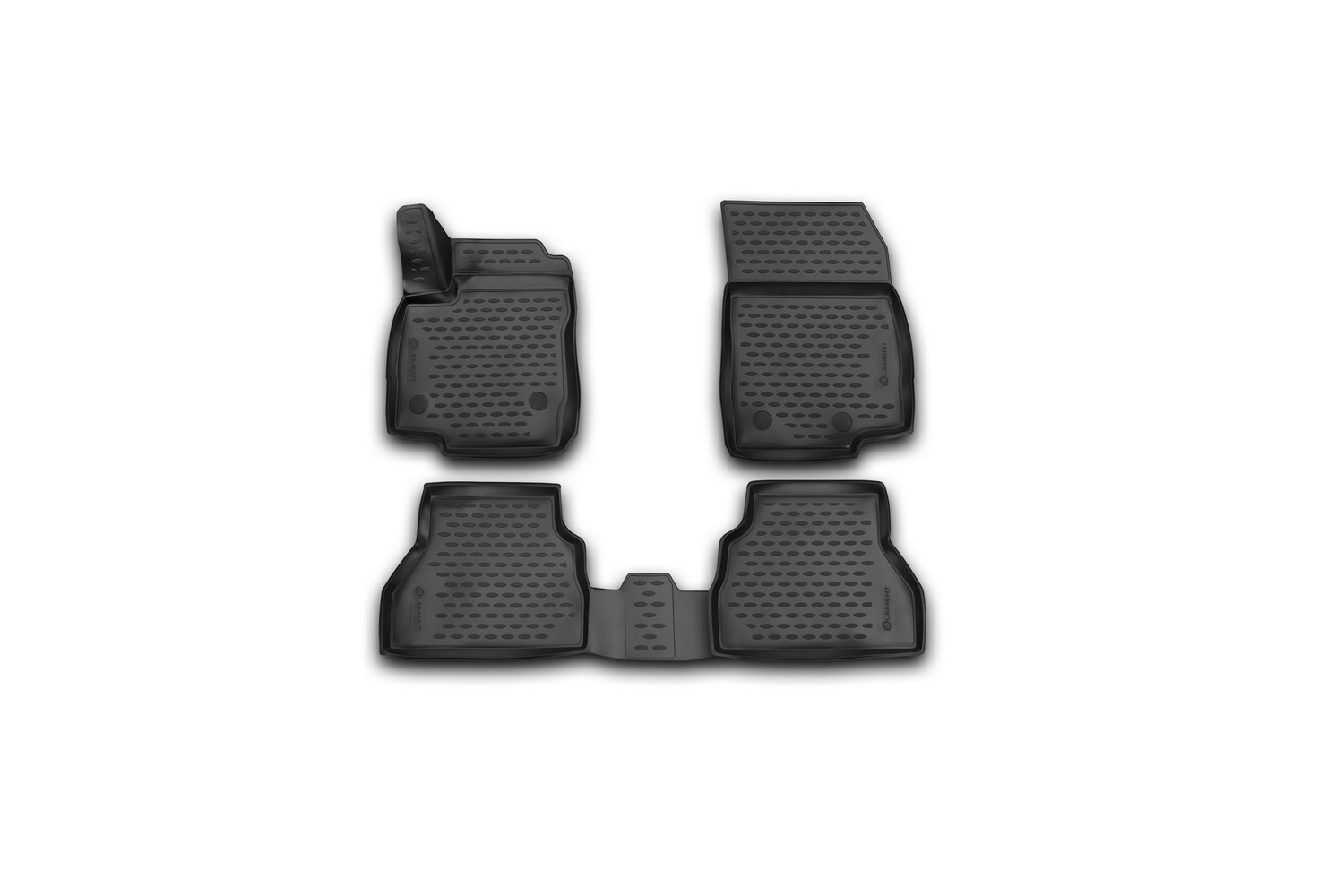 Коврики 3D в салон FORD B-max, 2014-, хб, 4 шт. (полиуретан) / Форд B-макс