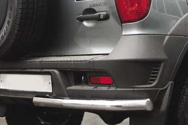 Защита задняя "уголки" d 60 (компл 2шт) "Chevrolet Niva 2009-", CN09.76.0853 / Шевроле Нива