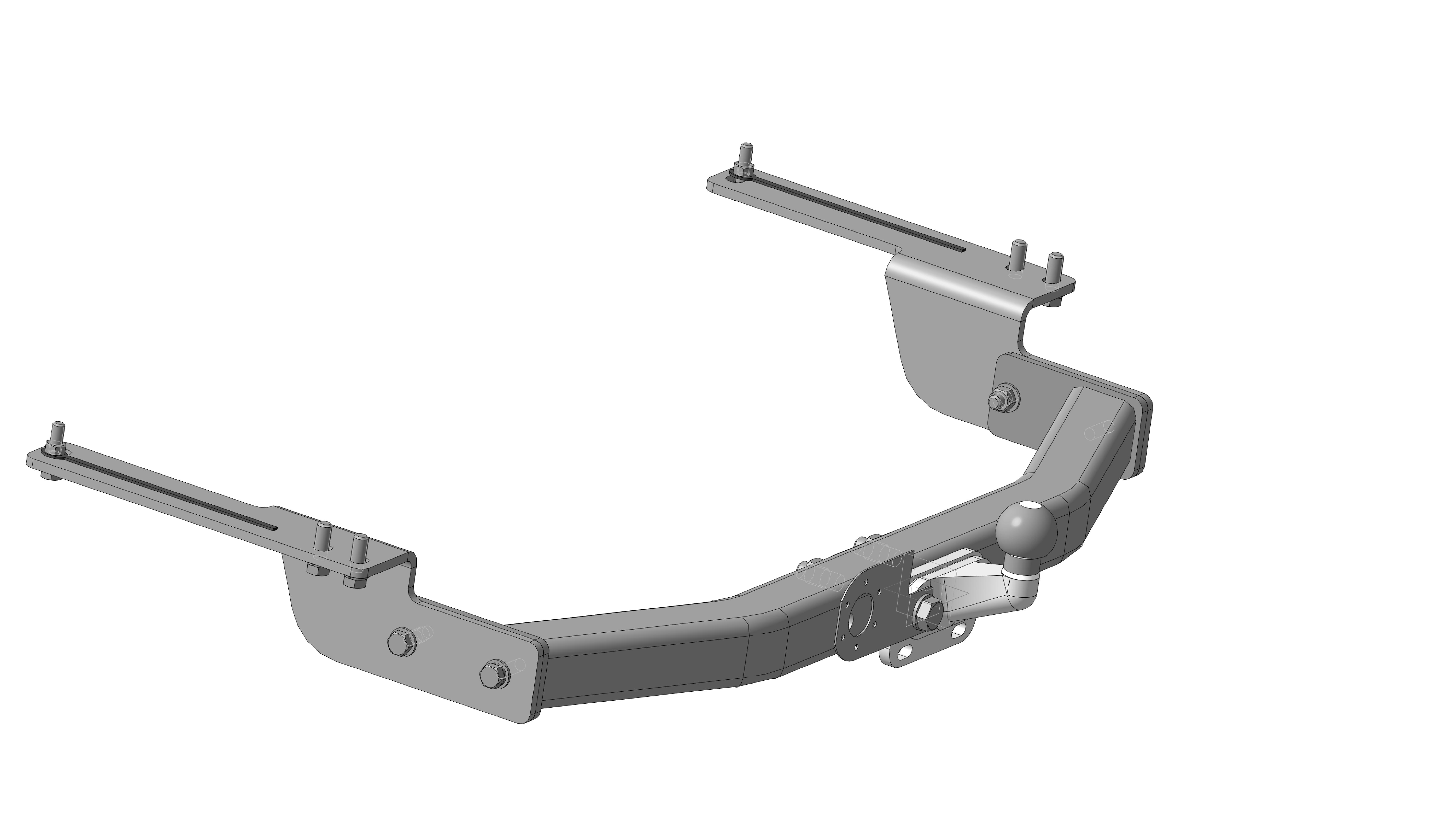 Фаркоп (ТСУ) для LEXUS GX 2002-2014, TOYOTA 4runner 2002-2009, Hilux Surf 2002-2009, LC Prado J120 2002-2009, J150 2002-н.в. внедорожник без электрики