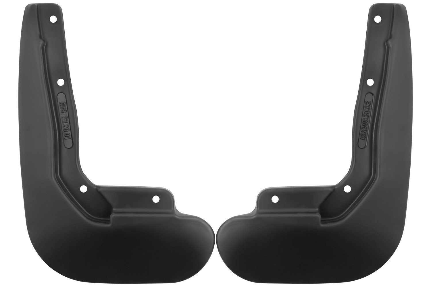 Брызговики задние для  JETOUR X70 PLUS  2023 -  2 шт.(optimum) в пакете / Джитур Х70 Плюс