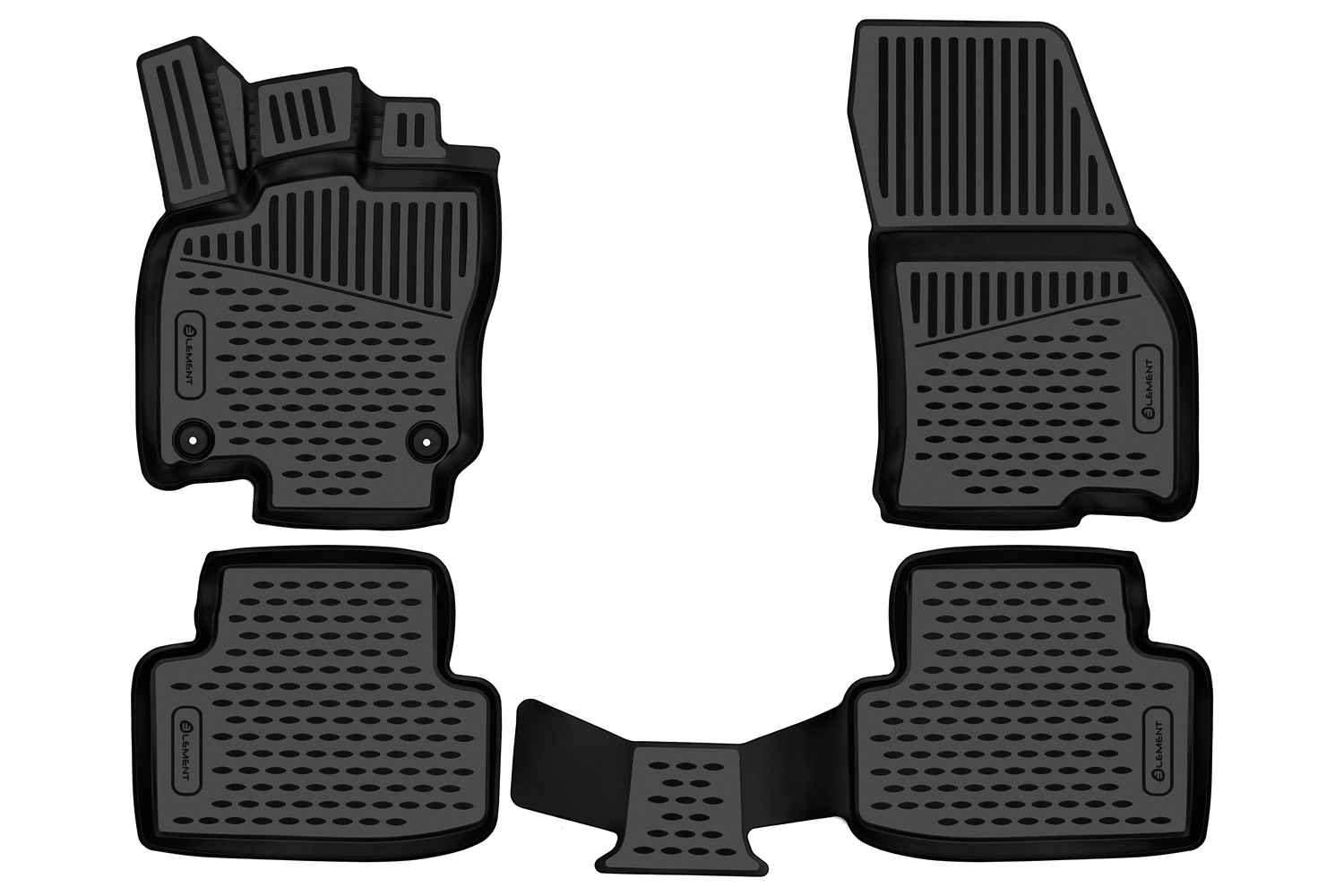 Коврики 3D в салон для JETTA VS5 2023 - 4шт. (полиуретан) / Джетта ВС5