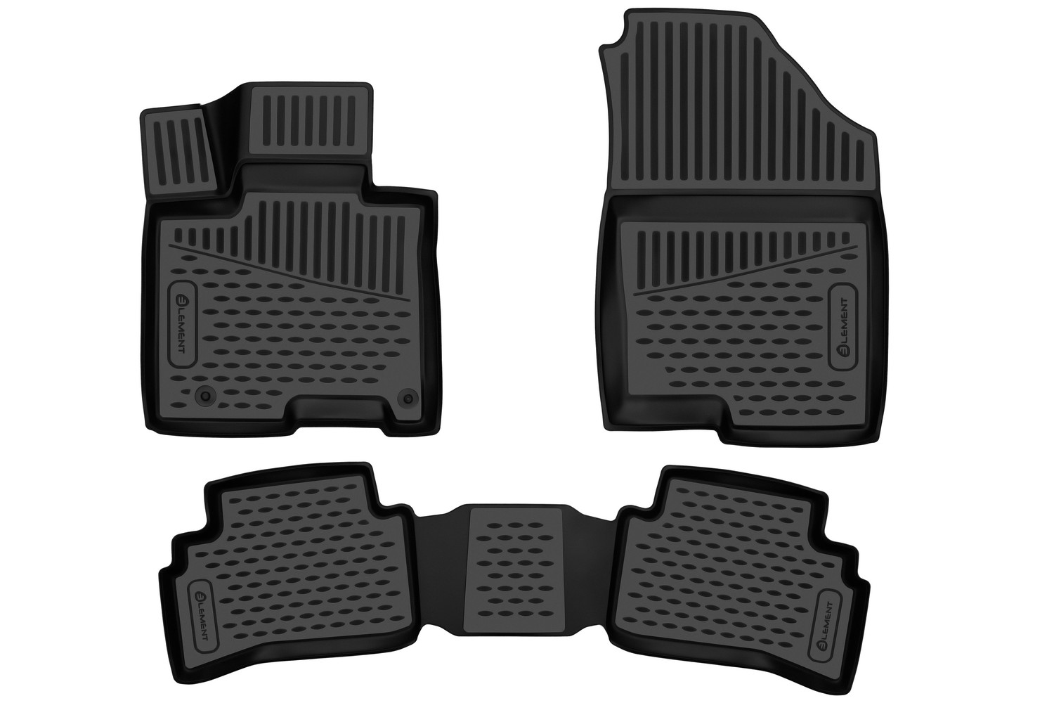 Коврики 3D в салон для HYUNDAI Tucson (IV короткая база) 2020-, 3шт. (полиуретан) / Хендай Туксон