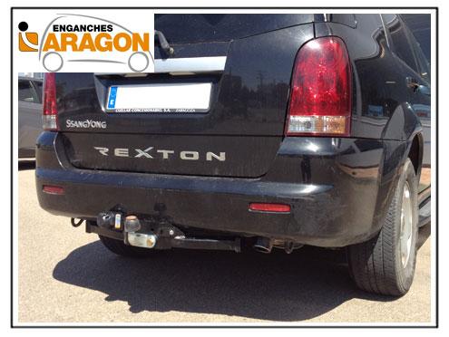 ТСУ для SSANGYONG Rexton 2002-, SSANGYONG Rexton W 2013-2017, Тип шара: Фланцевый, условно-съемный (C) / Саньенг Рекстон