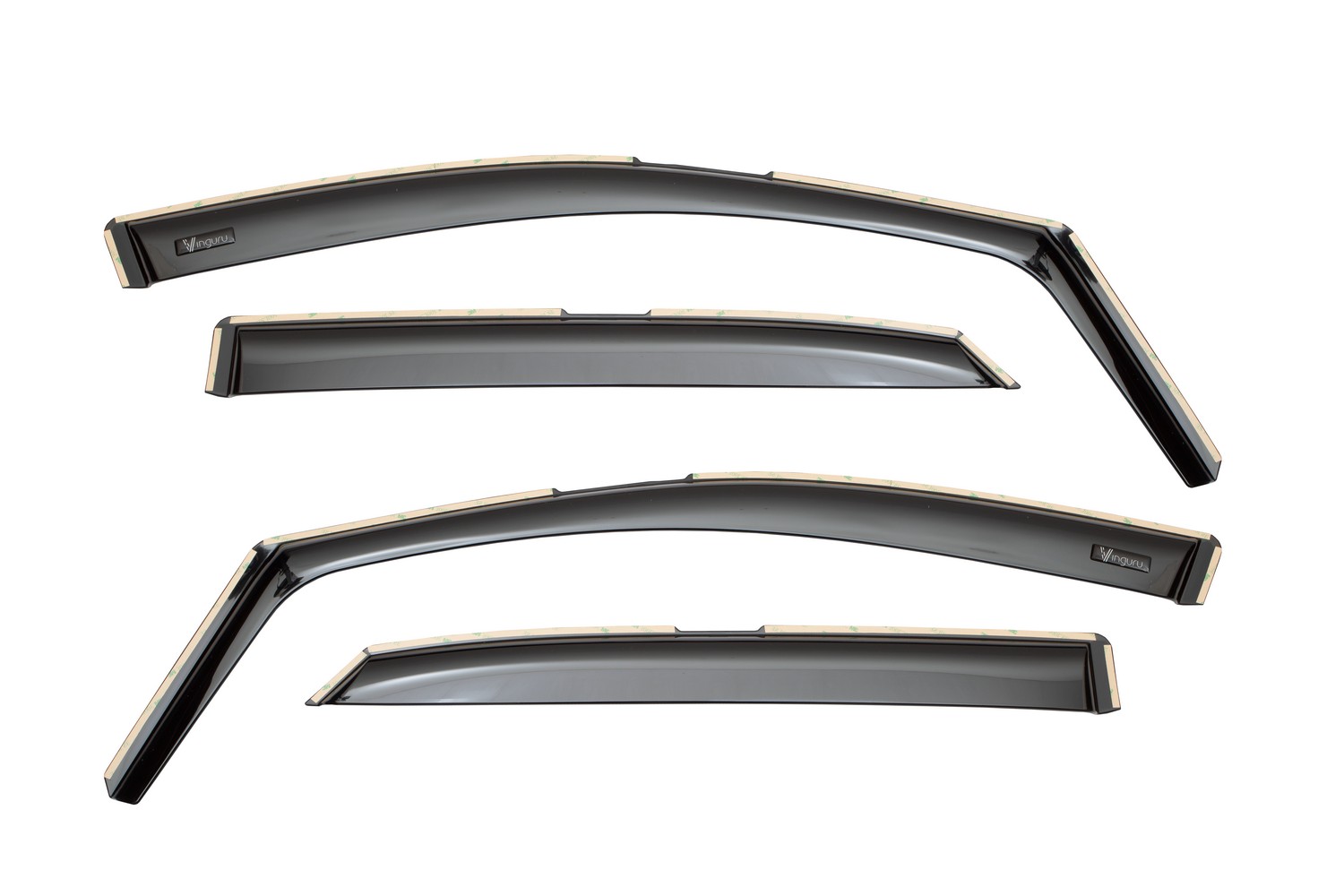 Дефлекторы окон Vinguru LEXUS RX 2015-2019, 2019- /вставные/скотч/комплект  4 шт./литьевой поликарбонат / Лексус РХ