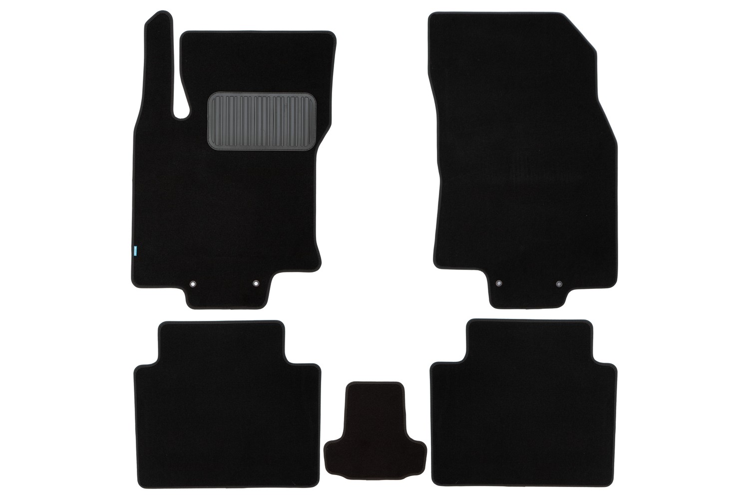 Коврики в салон Klever Premium для NISSAN Qashqai, 2013-2019, 2017-, кросс., 5 шт.(текстиль) / Ниссан Кашкай
