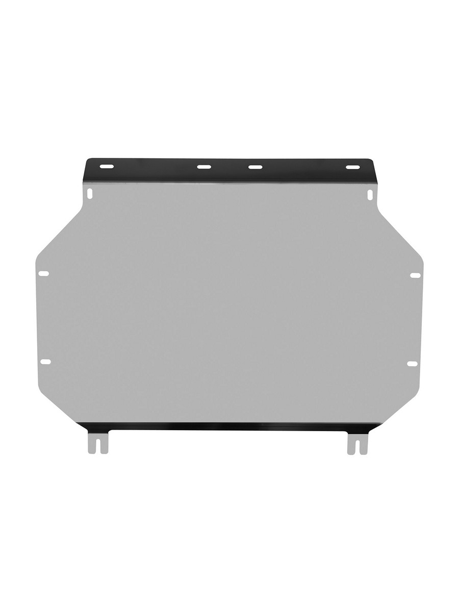 Защита картера (с креп.) для HONDA Fit (2013-н.в.) 1.3 бензин AT 2WD правый руль (алюминий, 3 мм) / Хонда Фит