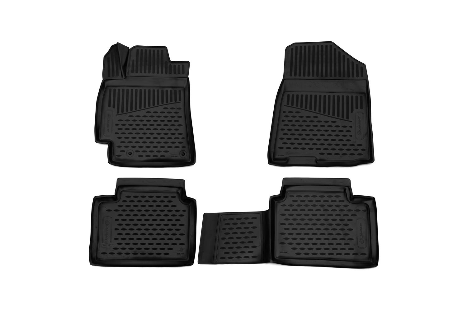 Коврики 3D в салон для KIA Cerato/Forte, 2018-, 4 шт. (полиуретан) / Киа Серато