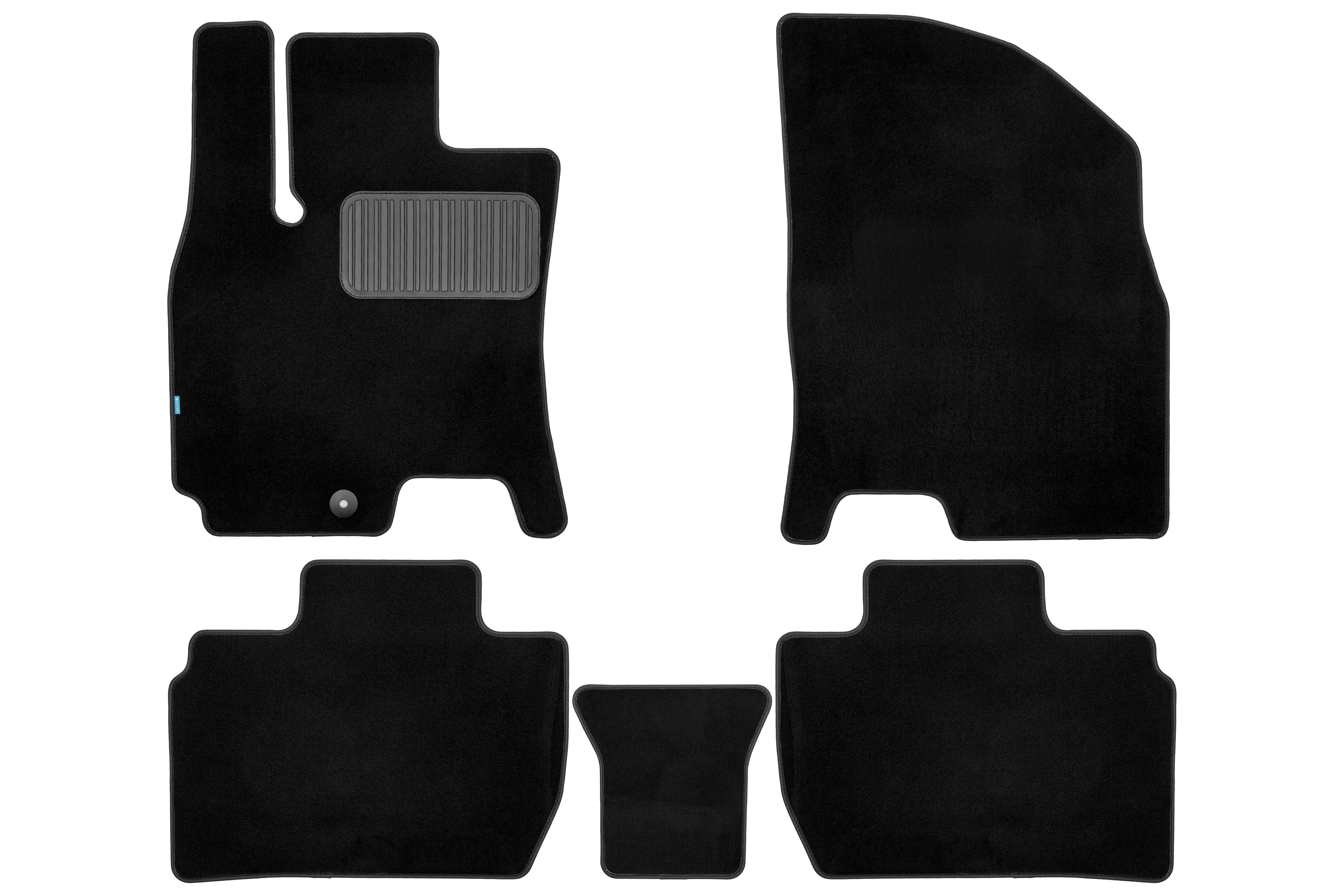 Коврики в салон Klever Premium BAIC U5 2023-, сед., 5шт. (текстиль) / Ю5 / БАИК Ю5