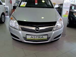 Дефлектор капота темный OPEL ASTRA 2004-2014, NLD.SOPAST0412 / Опель Астра