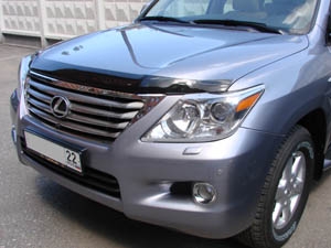 Дефлектор капота темный LEXUS LX570 2007-2015, NLD.SLLX5700712 / Лексус ЛХ