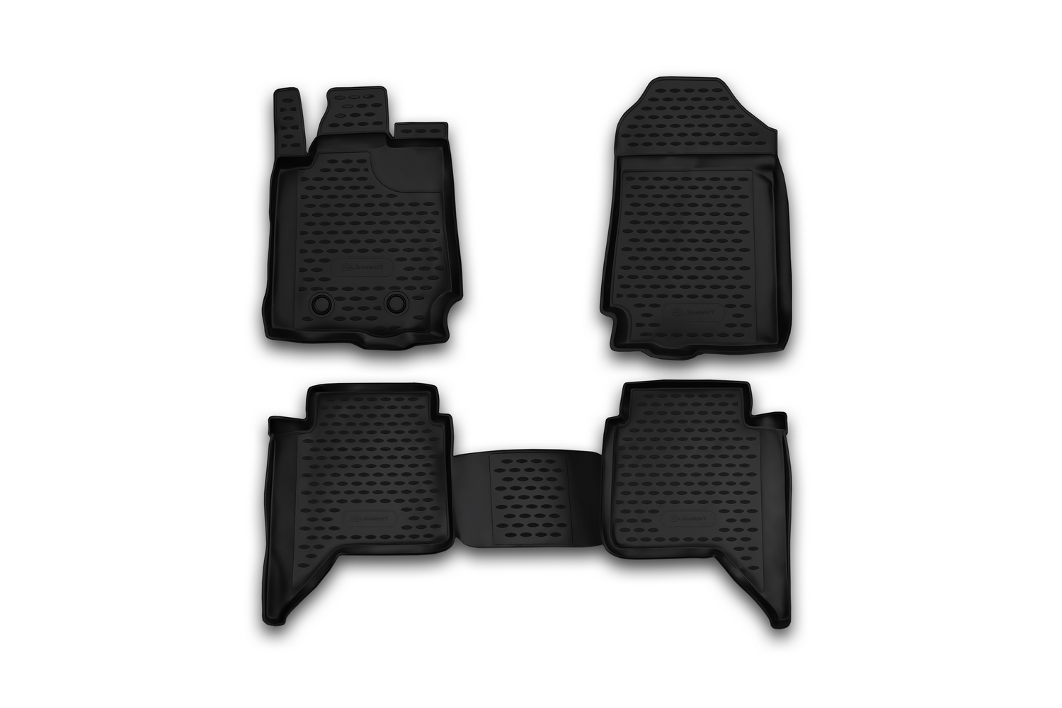 Коврики в салон FORD Ranger, 4 doors, 2011-2022 4 шт. (полиуретан) / Форд Ранджер