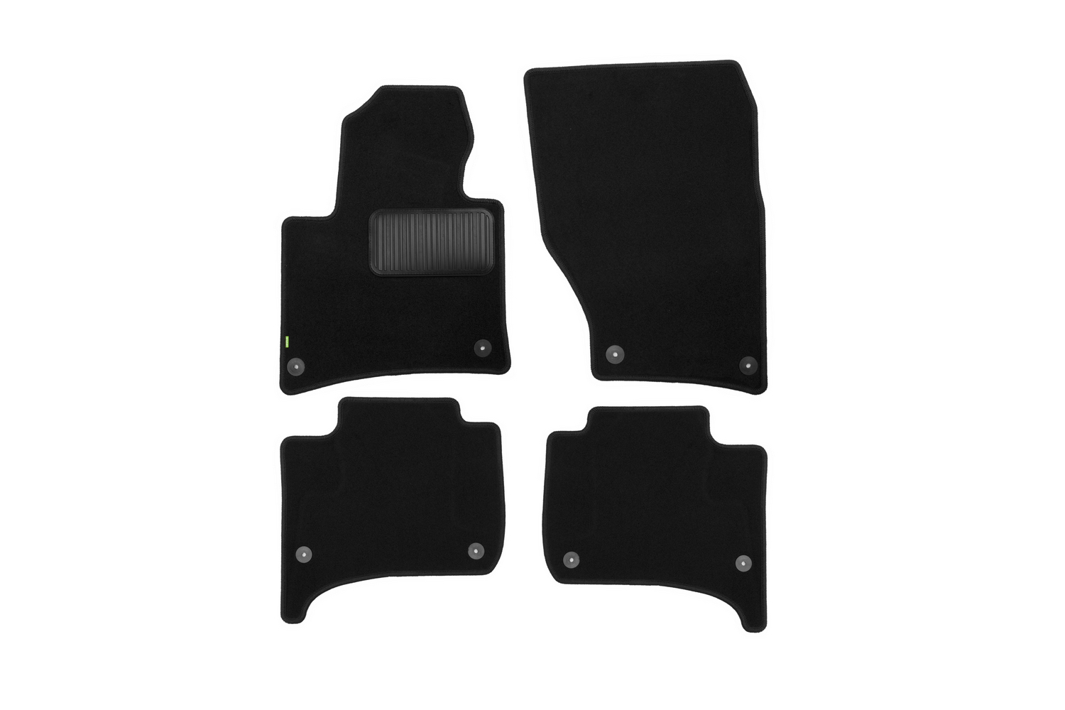 Коврики в салон Klever Standard VOLKSWAGEN Touareg 2002-2010, внед., 4 шт. (текстиль) / Фольксваген Туарег